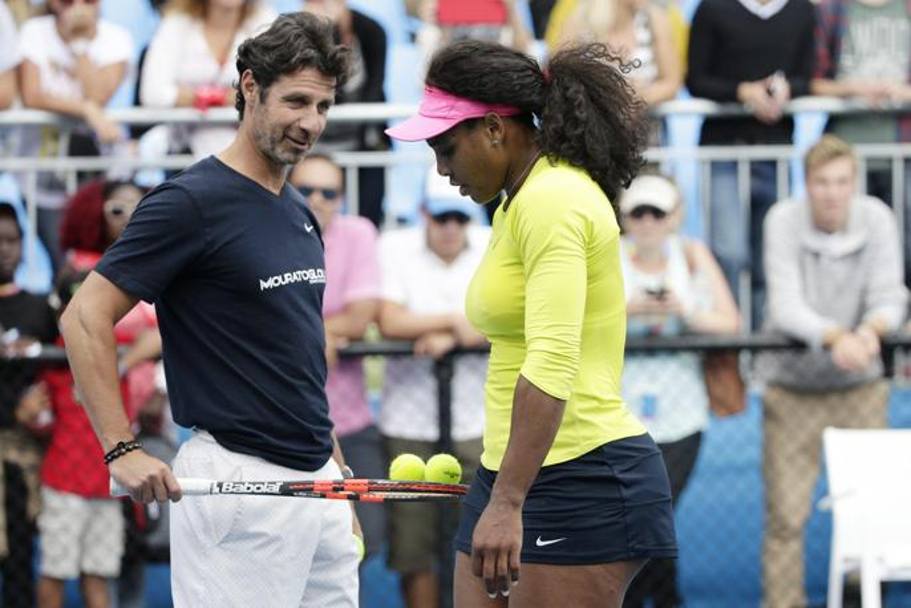 Ecco Serena col fidanzato-allenatore francese, Patrick Mouratoglou